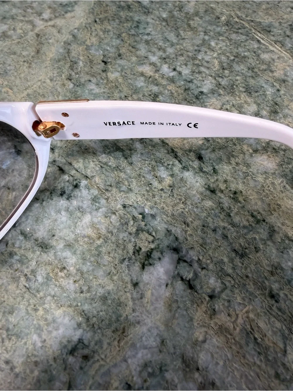 White Women's Versace Sunglasses - Fashion Accessory